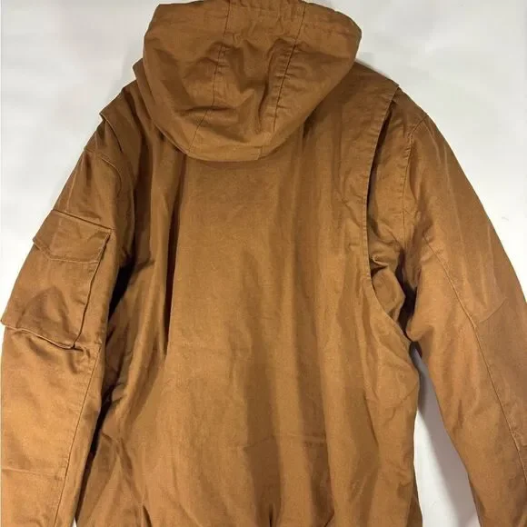 NWT Lee Workwear 1989 Heavy Caramel Tan Canvas Bomber Jacket Coat XLarge NWT - Picture 2 of 8